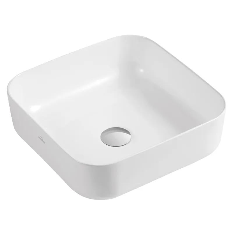 Invena Reja pultra ültethető mosdó 39x39 cm, fehér CE-15-001-CInvena Biztonságos vásárlás