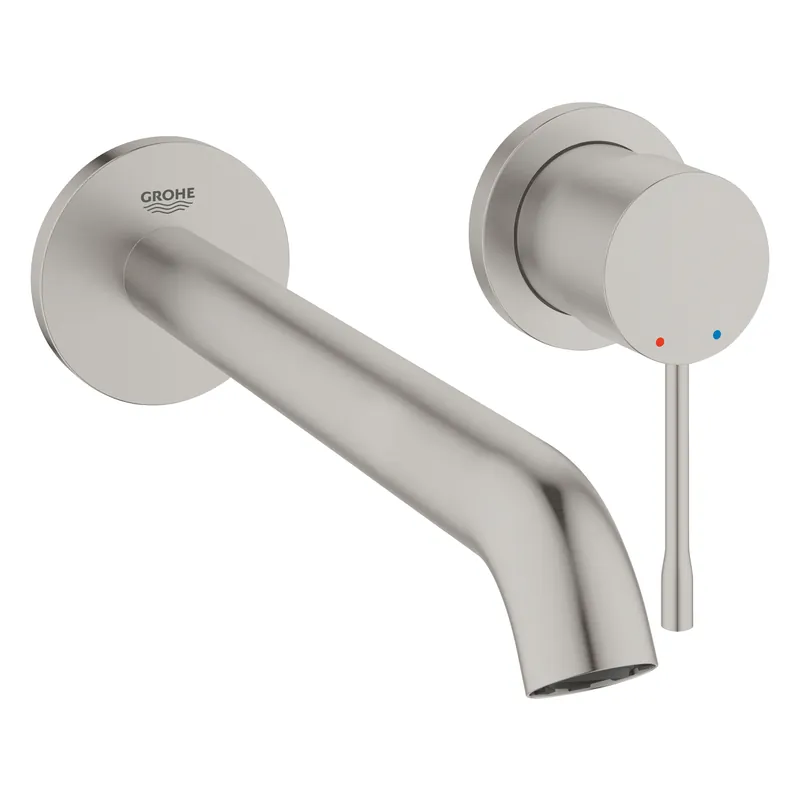 Népszerű Grohe Essence 2-lyukas mosdócsaptelep L-es méret, supersteel 29193DC1Grohe