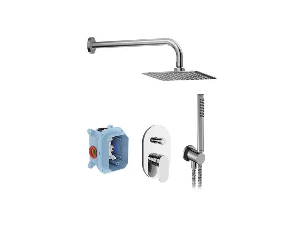 Vásárlói kedvenc Ravak Chrome II falsík alatti zuhanyszett R-box-szal CR II 090.01CR.O2.RB070, króm X07S014Ravak