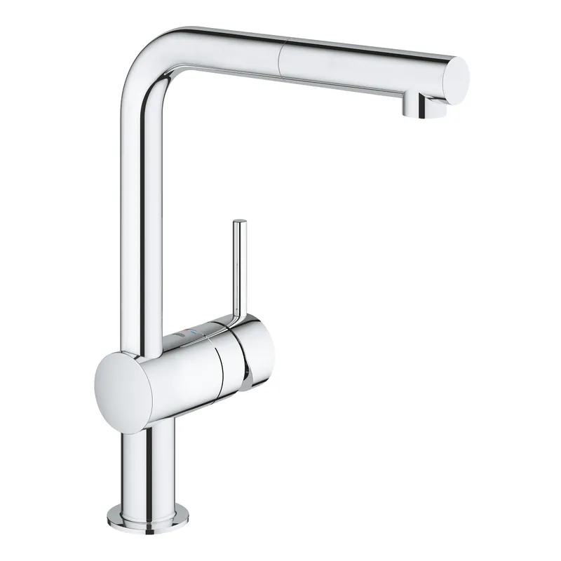 Prémium Grohe Minta egykaros mosogatócsap nyitott rendszerű vízmelegítőhöz, króm 31397000Grohe