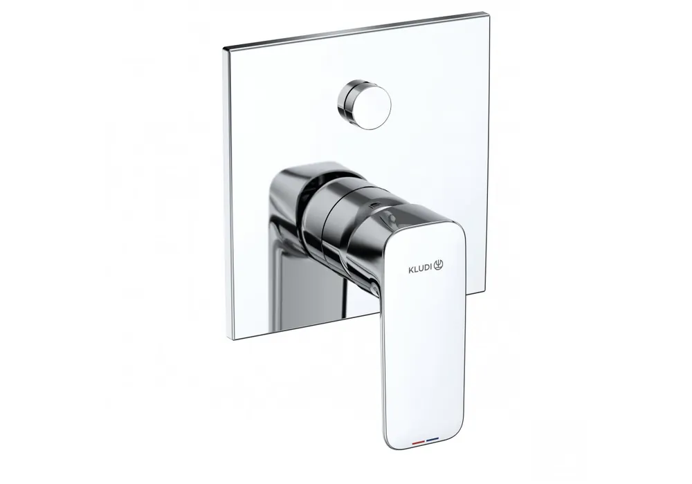 Olcsóbb Kludi PURE&STYLE egykaros falsík alatti kád/zuhanycsaptelep, króm 407630575Kludi