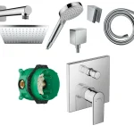 Hansgrohe Vernis Shape falsík alatti csaptelep szett, króm SZP-HG30Hansgrohe Szuper akció