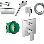 Vedd meg most Hansgrohe Vernis Shape falsík alatti csaptelep szett, króm SZP-HG32Hansgrohe