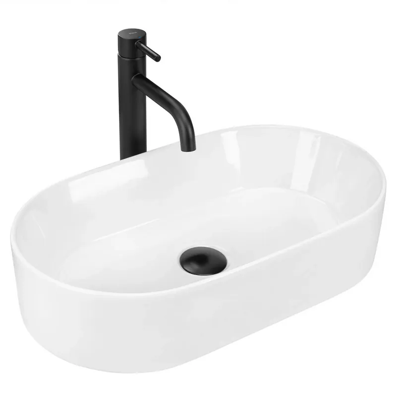 REA Layla 50 pultra ültethető mosdó 53x30 cm REA-U9108Rea Különleges ajánlat