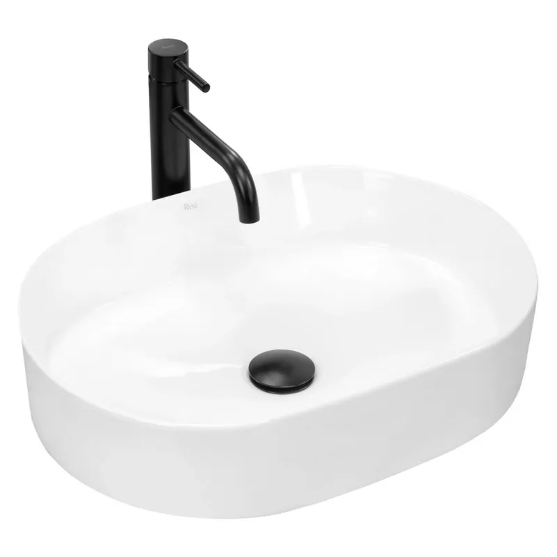REA Nadia 50 pultra ültethető mosdó 50x38 cm, fehér REA-U6563Rea Szuper akció