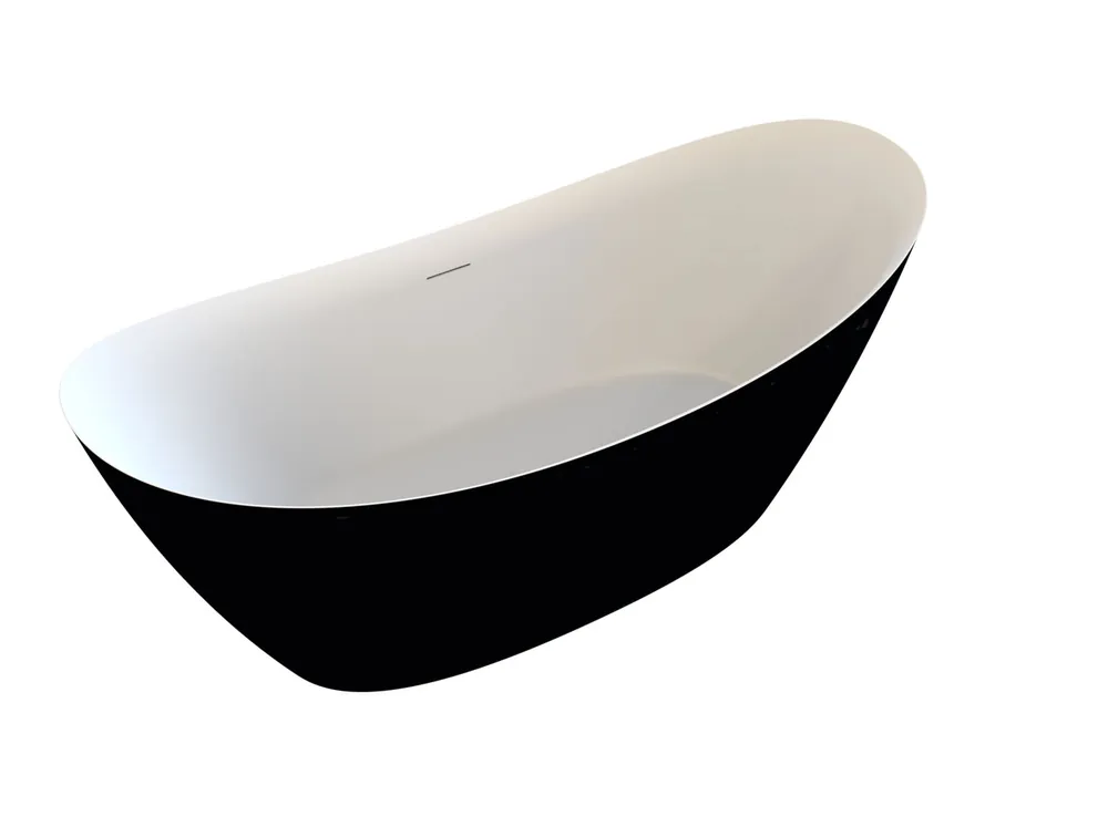 Niwell Lexie matt b&w 168×73 cm szabadonálló kád, matt fekete/fehér NW-KSZ-LEX168-MBWNIWELL Olcsó