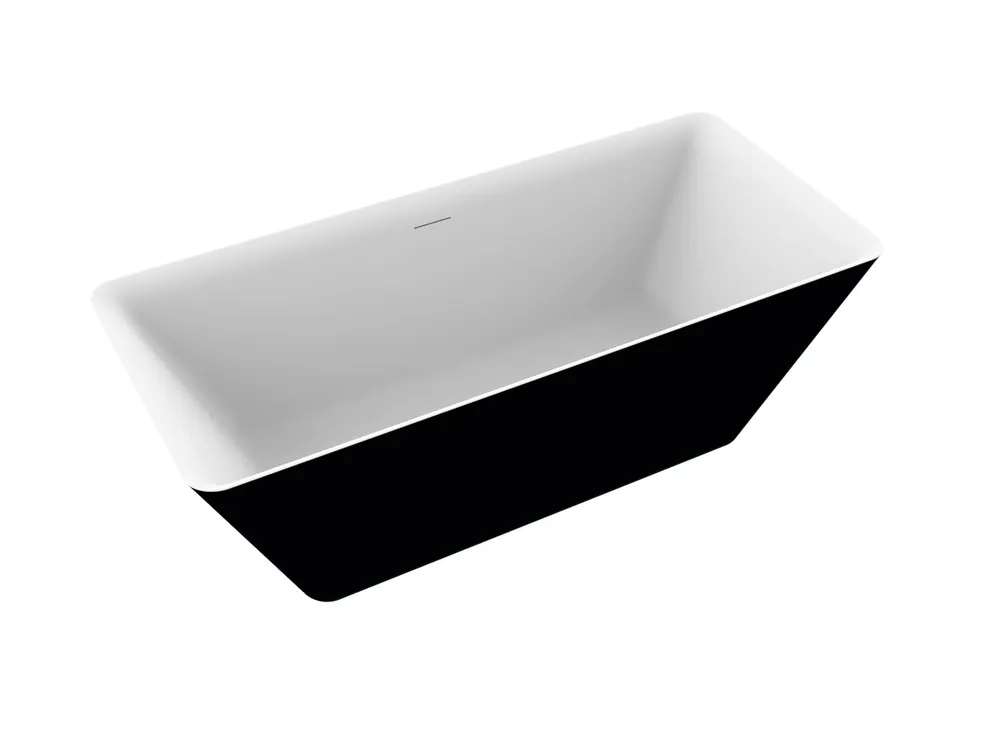 Legkelendőbb Niwell Liza matt b&w 168×75 cm szabadonálló kád, matt fekete/fehér NW-KSZ-LIZ168-MBWNIWELL