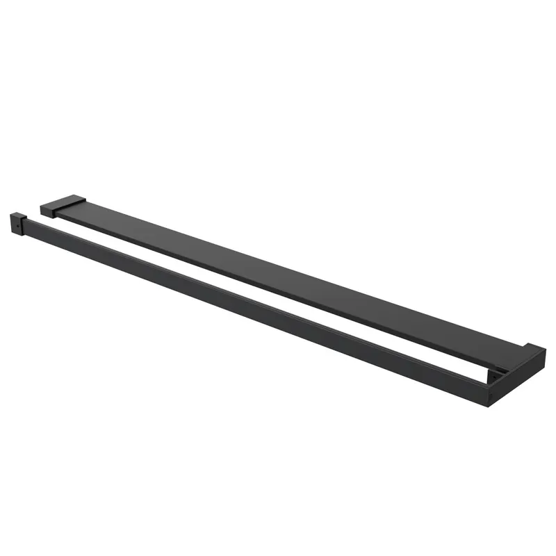 Niwell walk-in polc és törölközőtartó 100 cm, matt fekete NWKIE-WTT100-BNIWELL Olcsó