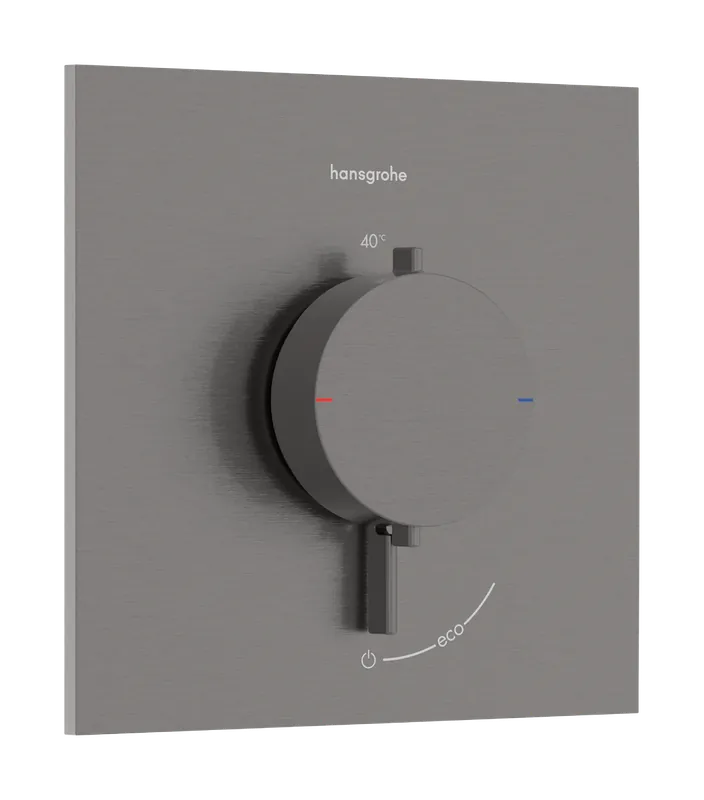 Hansgrohe Ecostat Comfort E 1 funkciós falsík alatti termosztát, szálcsiszolt fekete króm 33710340Hansgrohe Outlet