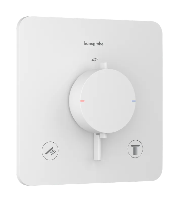 Hansgrohe Ecostat Comfort Q 2 funkciós falsík alatti termosztát, matt fehér 33713700Hansgrohe Kedvezmény