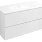 Sapho EZARA 100 cm mosdótartó szekrény, fényes fehér EZ101-3030Sapho Azonnali szállítás