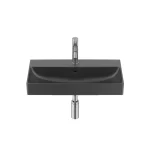Roca Ona Fineceramic Compact mosdó 60x36 cm, matt fekete A327684080Roca Biztonságos fizetés