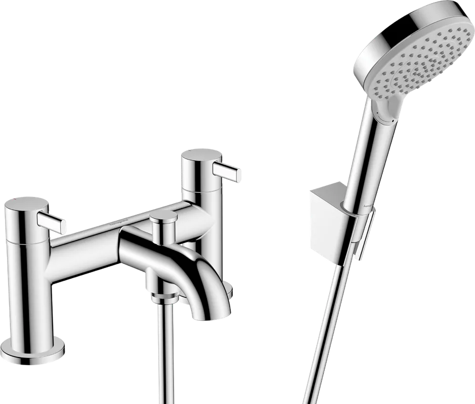 Alacsony ár Hansgrohe Zesis S peremre szerelhető kádcsaptelep zuhanyszettel, króm 74424000Hansgrohe