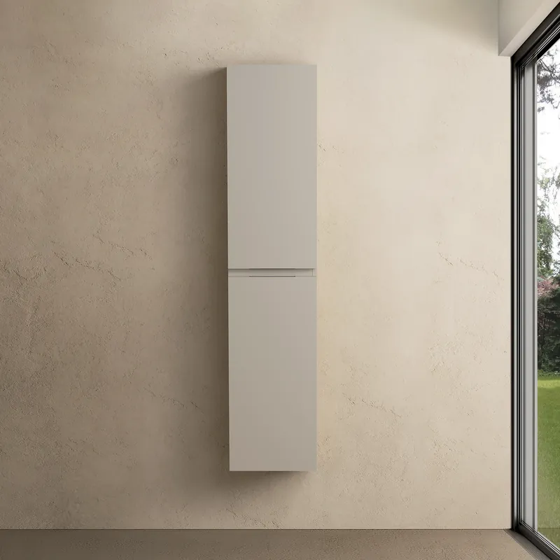 Outlet Marmy CODE 35x15x160 JOBBOS függesztett faliszekrény, 2 ajtó, laminált Light Taupe 20 51 02 16 12 75Marmy