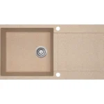 Akció EVIDO Cubo XL 6S gránit mosogató, 1000 x 500 mm, avena 105726Evido