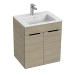 Jika Cube alsószekrény 55x43 cm-es mosdóval, kőris H4536111765141Jika Akciós ár