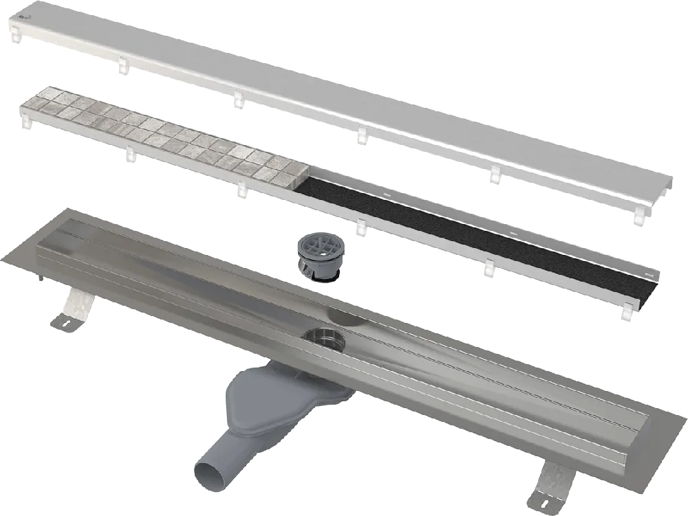 ALCA (Alcaplast) APZ13-DOUBLE6 Fit and Go 95 cm zuhanyfolyóka, forgatható rács APZ13-DOUBLE6-950Alcaplast Akciós ár