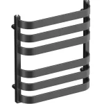 Expressz szállítás Radeco BILLY 1 csőradiátor 595X530 mm 298W, fekete (RAL 9005)Radeco
