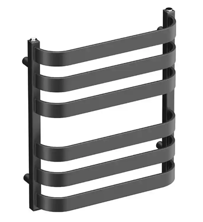 Expressz szállítás Radeco BILLY 1 csőradiátor 595X530 mm 298W, fekete (RAL 9005)Radeco