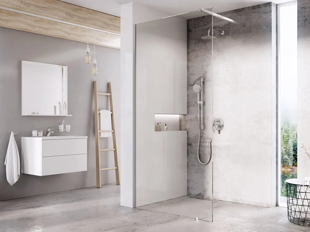 Vedd meg online Ravak Wall 60 cm Walk-In zuhanyfal Transparent üveggel, krómhatású GW9W00C0SZ1Ravak
