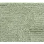 Gyors szállítás Sapho AQUALINE RIST 50x80 cm fürdőszobai kilépőszőnyeg, zöld NI8594Aqualine