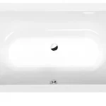 Akciós ár Sapho POLYSAN VIVA SLIM 185x80 cm jobbos aszimmetrikus kád, fehér 72129SPolysan