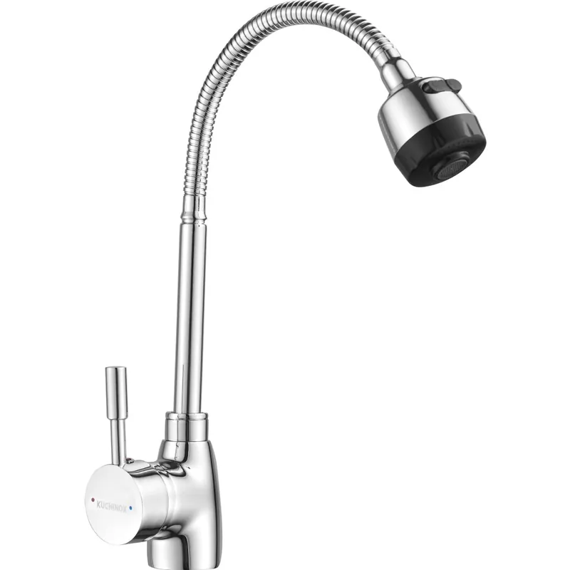 LAVEO ZURI zuhanyváltós cmosogató saptelep flexibilis tömlővel, króm K. B27_061DLaveo Szuper akció