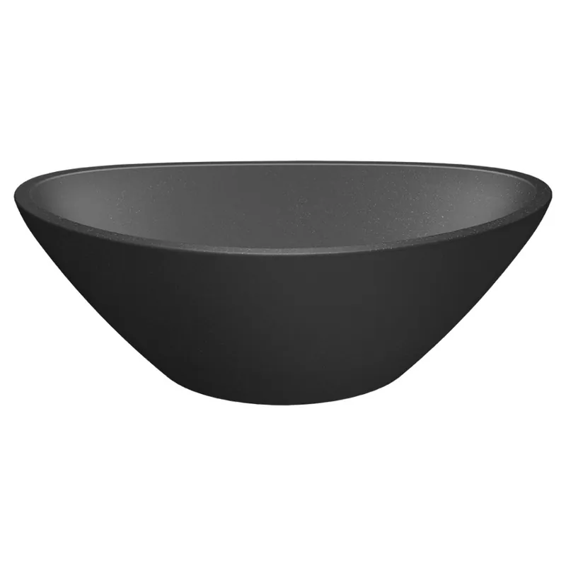 Szezonális akció LAVEO VELA pultra szerelhető gránit mosdó 34x20 cm, fekete VGV1710TLaveo