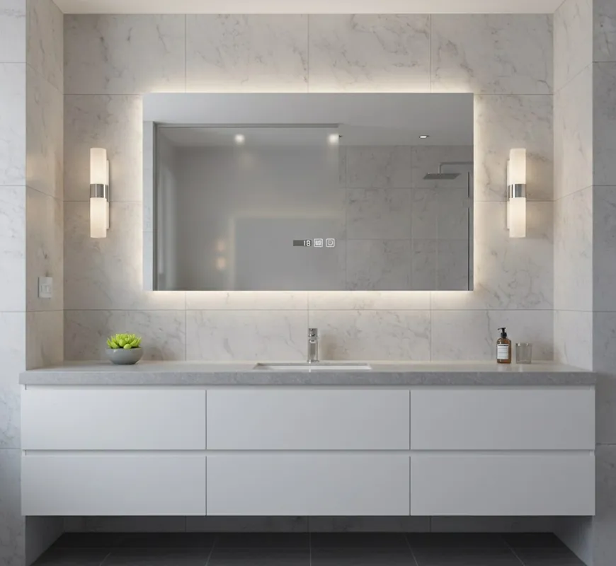 Inspiro Design Livorno Smart 80x60 cm fürdőszobai tükör LED háttérvilágítással TLI-80x60Inspiro Design Kedvezményes ár