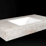 Ajánlat DesignFlow - Mediterrán Kerámia - Egyedi, kézzel készített mosdópult - 1000x550x120 - Négyszögletes mosdó - Crystal