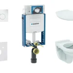Szuper akció Geberit - Kombifix - Fali WC szett - 110.302.00.5 NR1