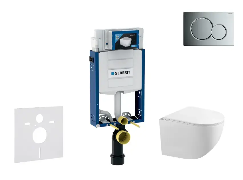 Geberit - Kombifix - Fali WC szett - SANI15CA1118 Biztonságos fizetés