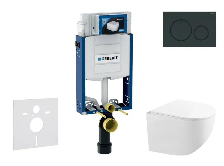 Geberit - Kombifix - Fali WC szett - SANI15CA5124 Expressz kézbesítés