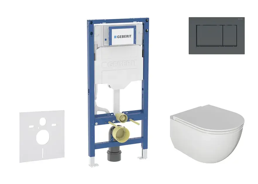 Geberit - Duofix - Fali WC szett - SANI11CA5104B Biztonságos fizetés